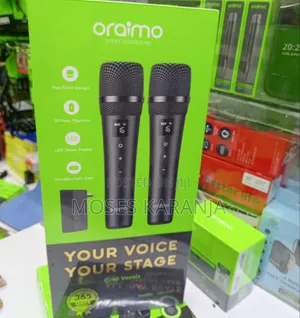 Oraimo Professional Dual Wireless Microphone System