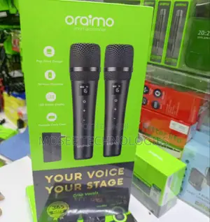 Oraimo Professional Dual Wireless Microphone System
