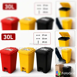30L Step-on Bin – Hygienic Plastic Garbage Bin