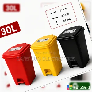 30L Pedal Waste Bin – Durable Kitchen & Home Dustbin