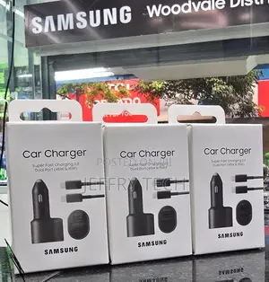 Samsung Super Fast Car Charger 2.0 – Dual Port 45W + 15W