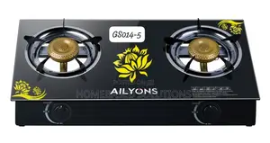 Ailyons Glass Table Top Two Burner Cooker