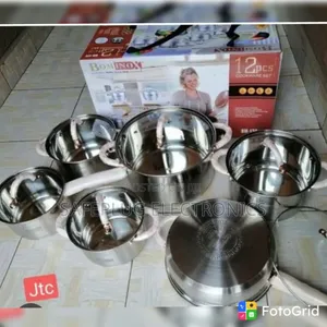 Bominox 12-Piece Stainless Steel Cookware Set – Induction Ready
