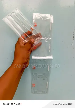 8pc Soft Material Clear Honda Adhesive Silicone Epoxy Strips