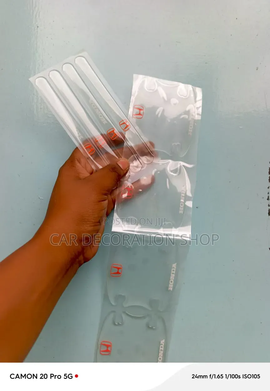 8pc Soft Material Clear Honda Adhesive Silicone Epoxy Strips