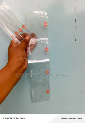 8pc Nissan High Quality Soft Flexible Clear Epoxy Clear Handle Sticker