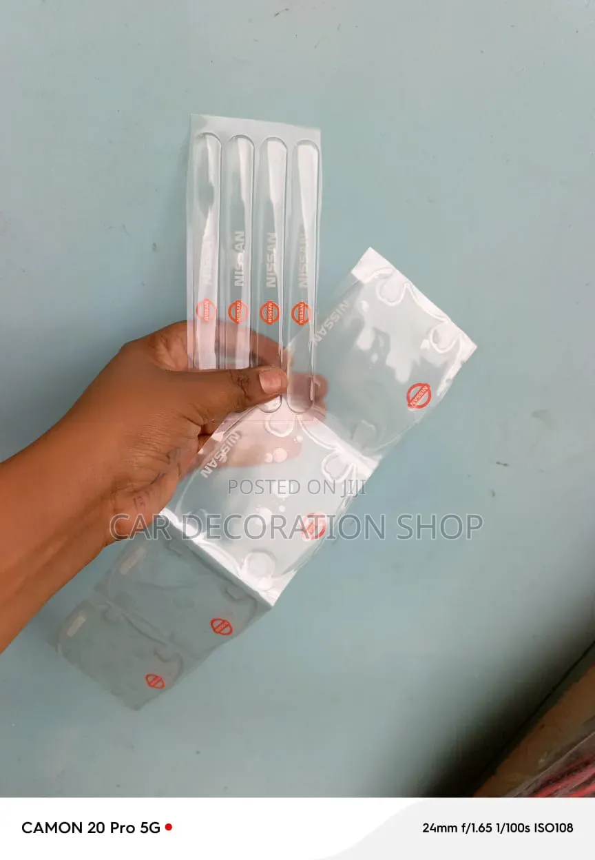 Nissan or Honda 8pc Handle Curved Films&narrow Strip Guards