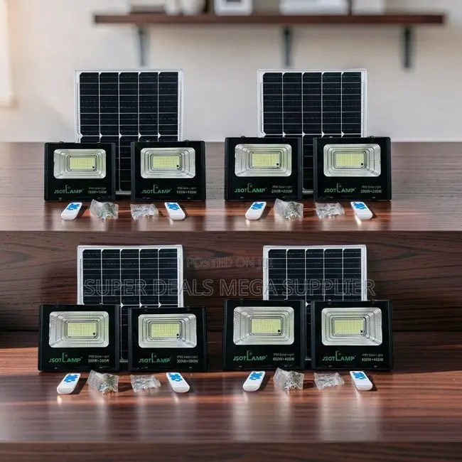 Direct Factory Prices 100W,200W,300W 2-in-1 Double Solar Floodlights