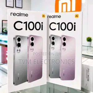 New Realme C100i 64 GB Black