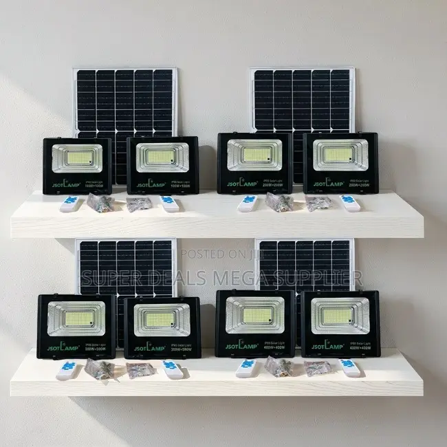 Low Prices Powerful 100W,200W,300W 2-in-1 Double Solar Floodlights