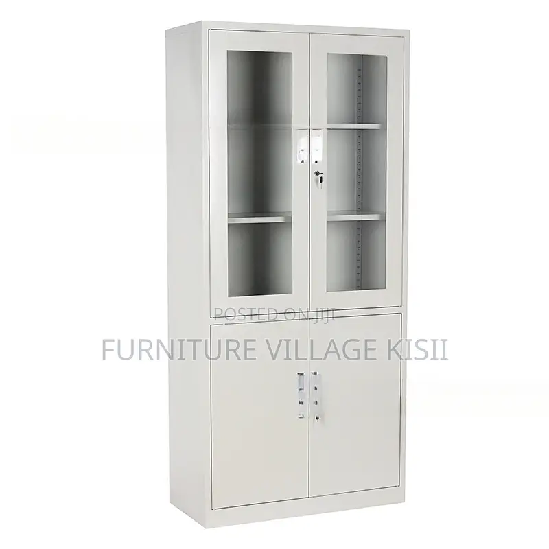 Office Cabinet; 2-Door Metallic Office Cabinet