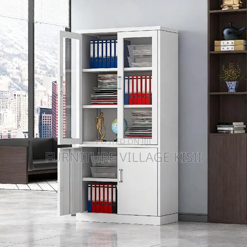 Office Cabinet; 2-Door Metallic Office Cabinet