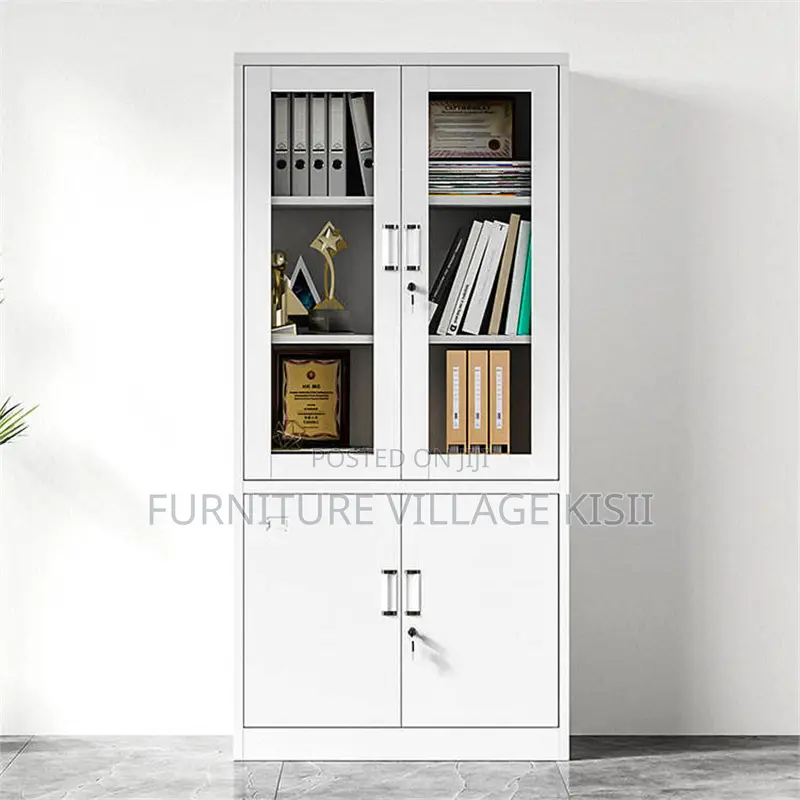 Office Cabinet; 2-Door Metallic Office Cabinet