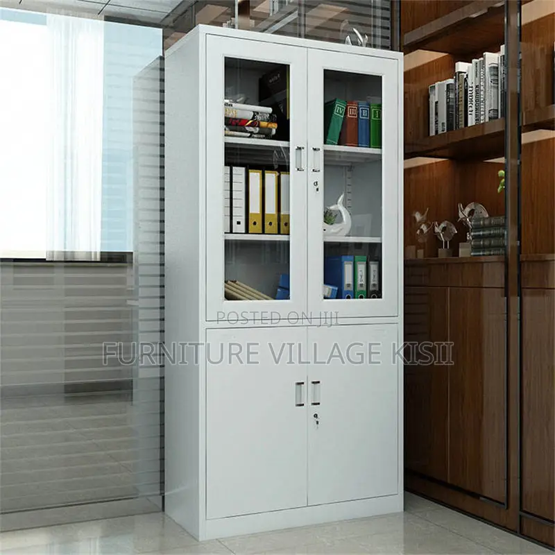 Office Cabinet; 2-Door Metallic Office Cabinet