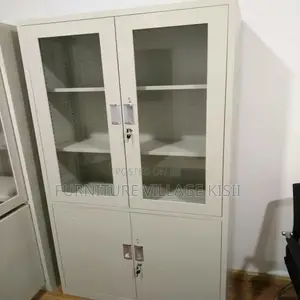 Office Cabinet; 2-Door Metallic Office Cabinet