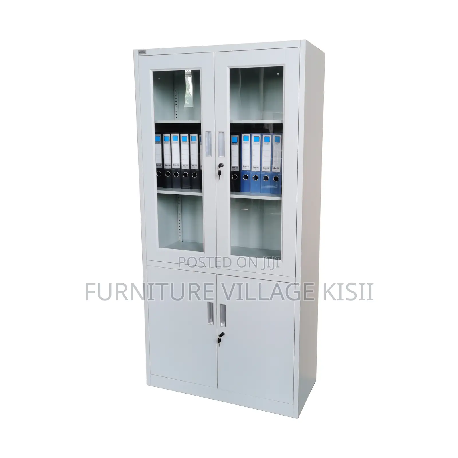 Office Cabinet; 2-Door Metallic Office Cabinet