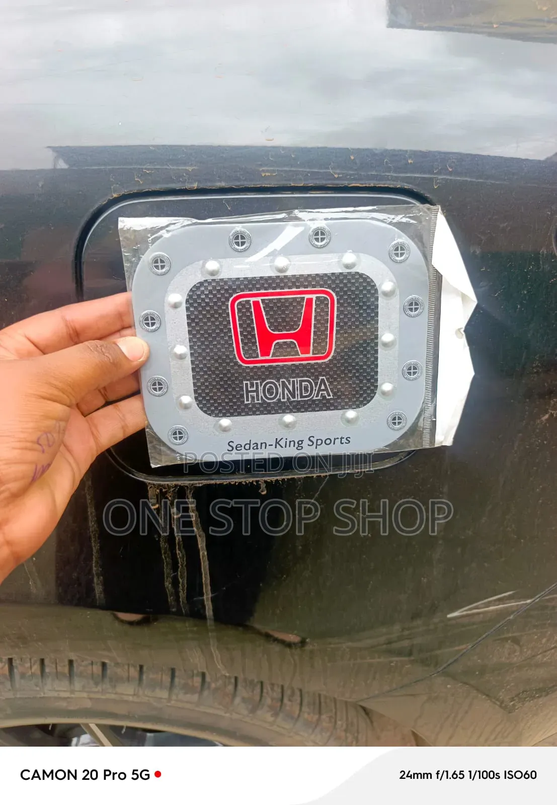 Honda Branded Decorative Fuel Tank Cap Stickers