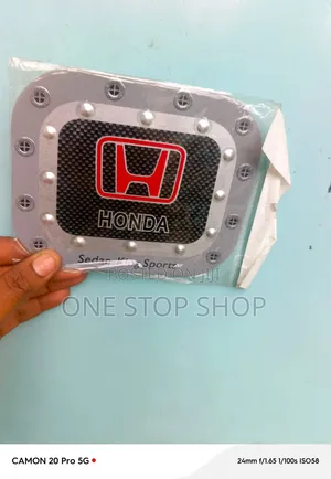 Race Inspired Aggressive Appearance Honda Fuel Door Flapsticker