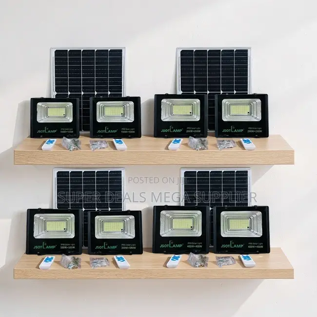 Deals Powerful 100W,200W,300W 2-in-1 Double Solar Floodlights