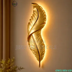 Feather-Like Wall Light