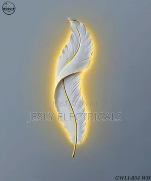 Feather-Like Wall Light
