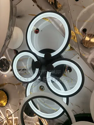 Modern Multi-Ring Ceiling Fixture