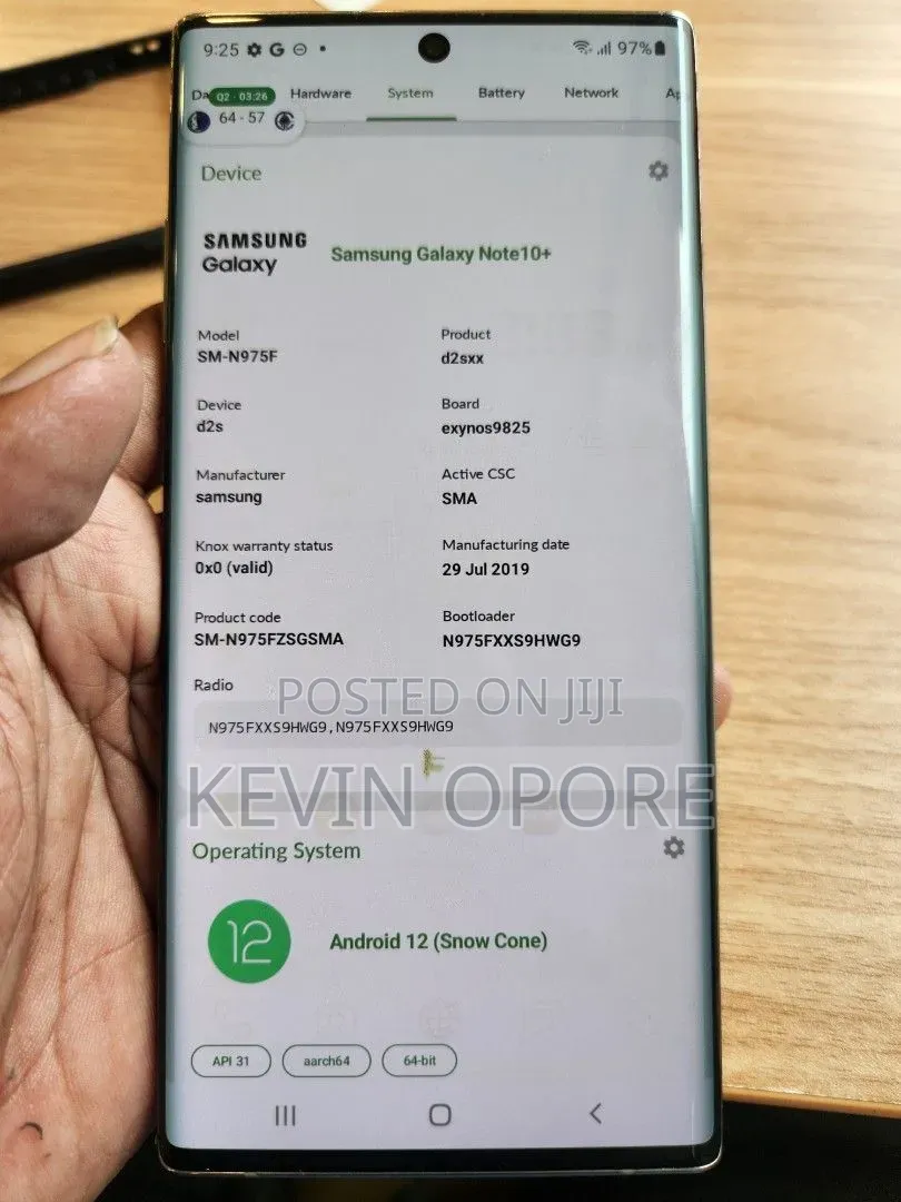 Samsung Galaxy Note 10 Plus 5G 512 GB Black