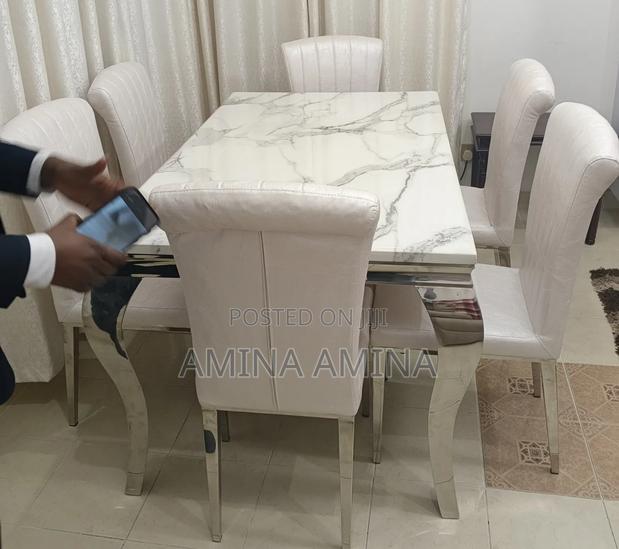 Executive 6 Seater Marble Dinning Table