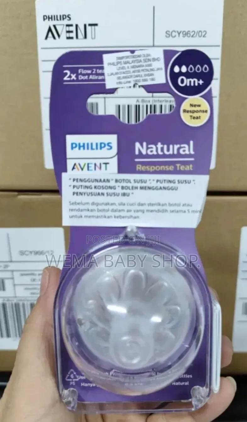 Philips Avent Natural Response Teats in Various Flow Rates& Age Stages