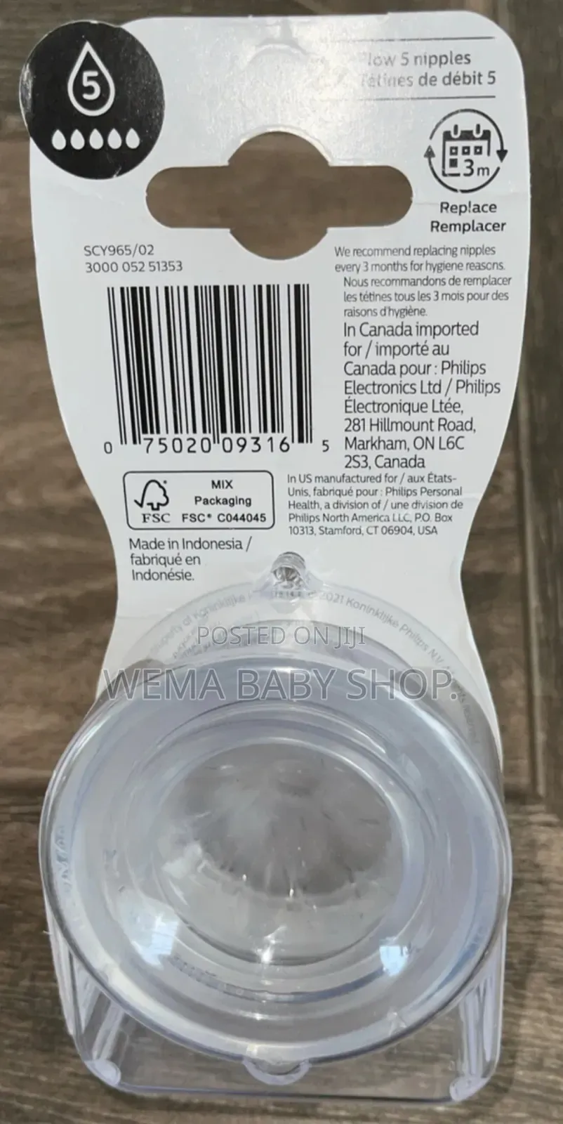 Philips Avent Natural Response Teats in Various Flow Rates& Age Stages