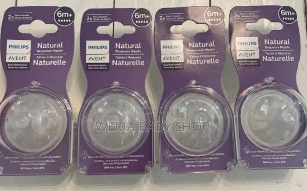 Philips Avent Natural Response Teats in Various Flow Rates& Age Stages