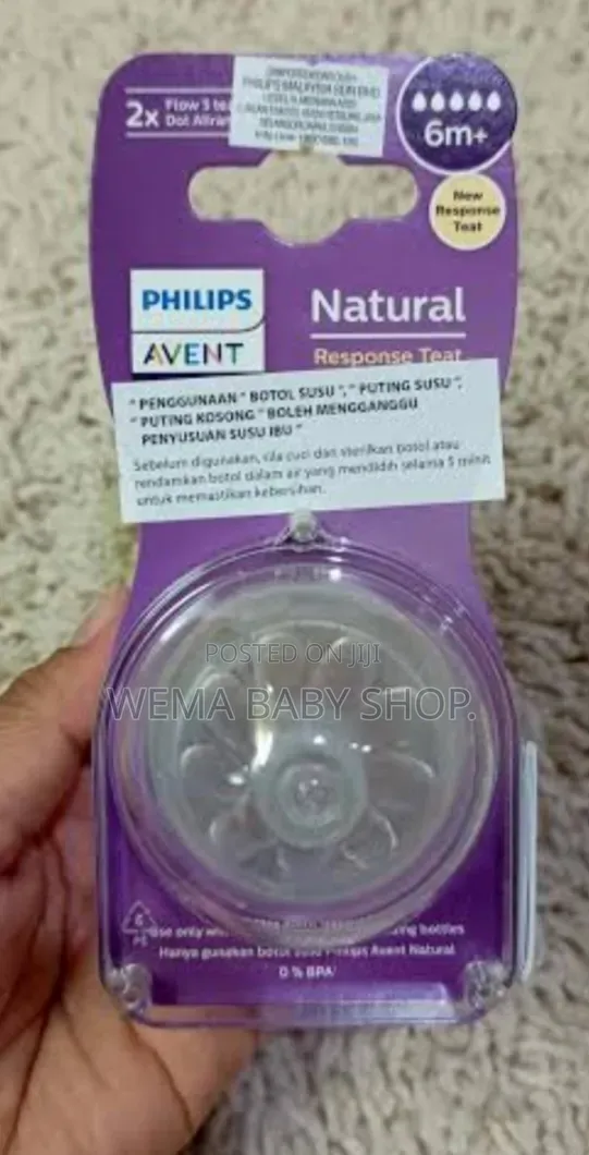 Philips Avent Natural Response Teats in Various Flow Rates& Age Stages
