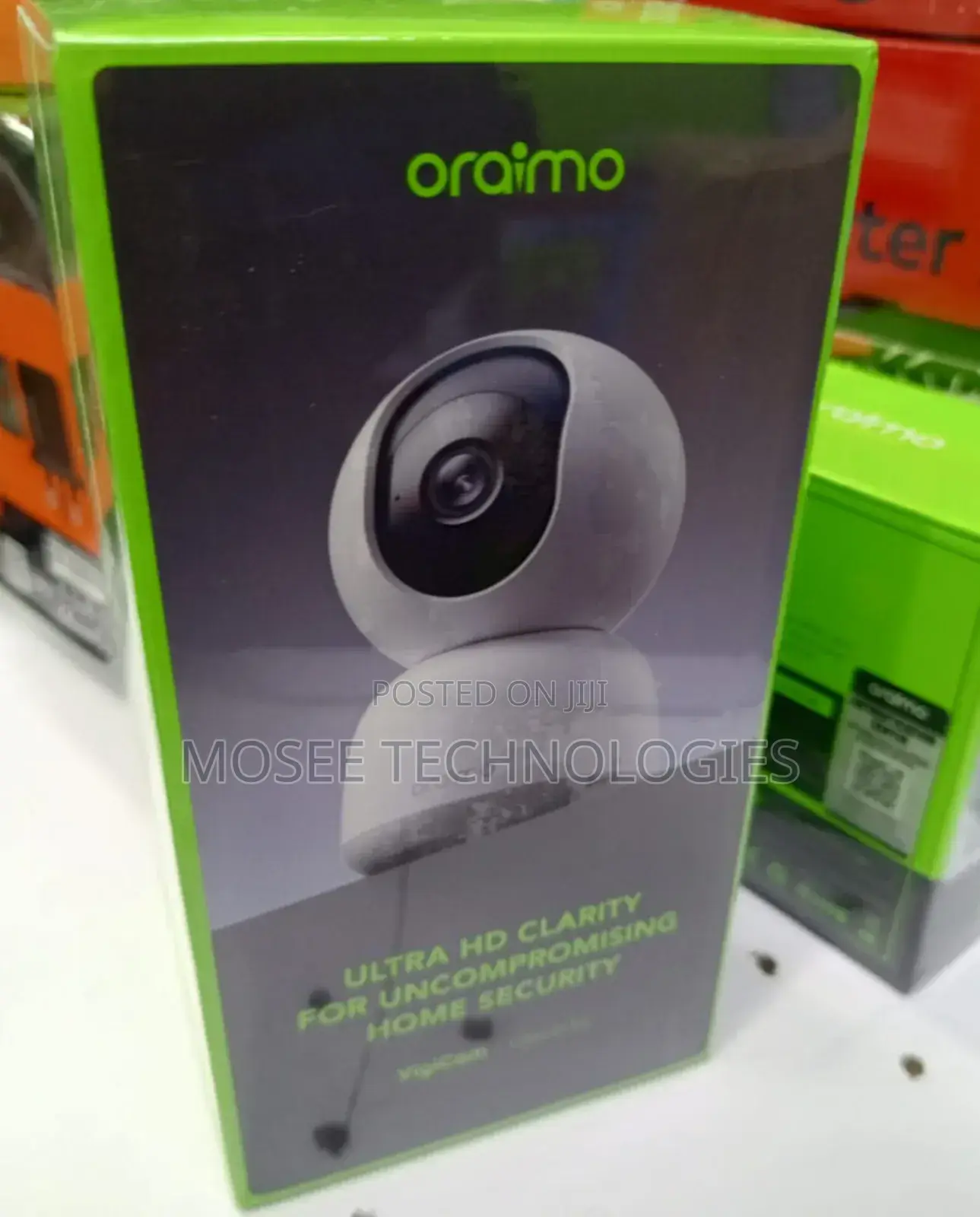 Oraimo VigiCam 3MP Ultra HD Night Vision Security Camera