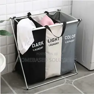 Foldable Laundry Basket With Aluminium Frame