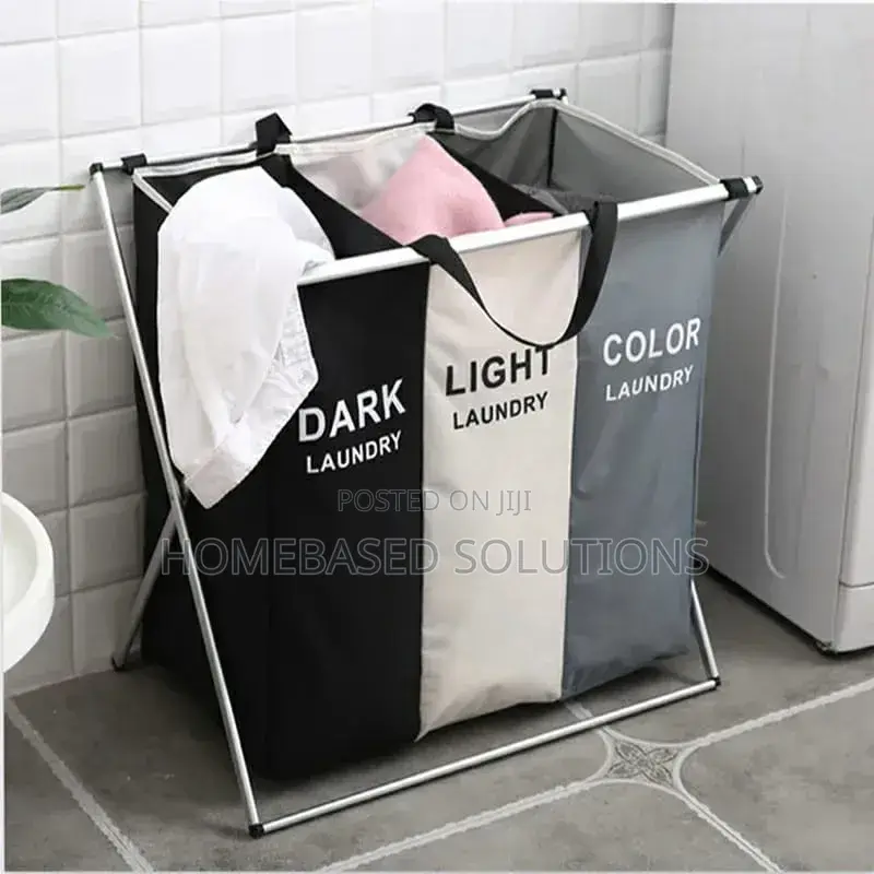 Foldable Laundry Basket With Aluminium Frame