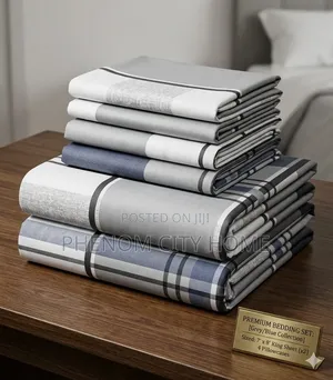 New 125GSM 6pc Flat Bedsheet Set
