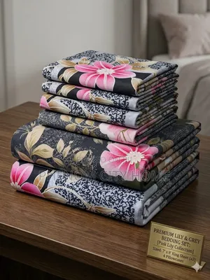 New 125GSM 6pc Flat Bedsheet Set