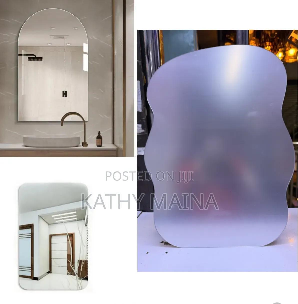 Peel and Stick Self Adhesive Unbreakable Mirror