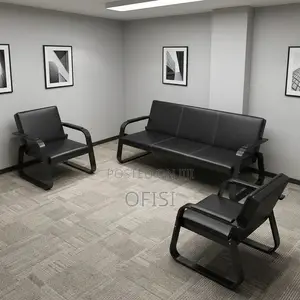 Office Sofa; 5-Seater Waiting Area Sofa