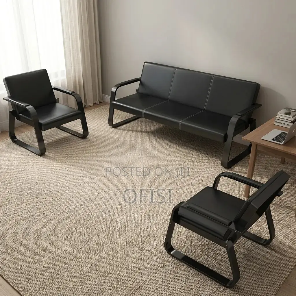 Office Sofa; 5-Seater Waiting Area Sofa