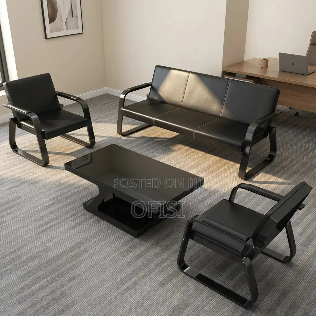 Office Sofa; 5-Seater Waiting Area Sofa