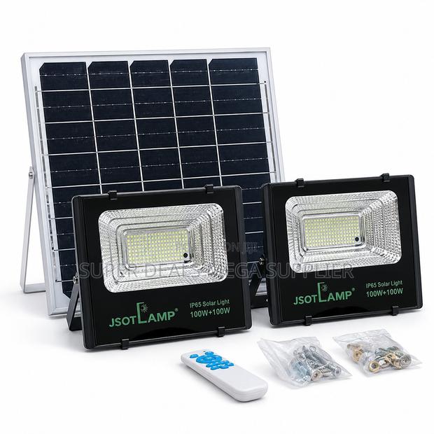Discounted Prices100W Double Solar Floodlight - main view