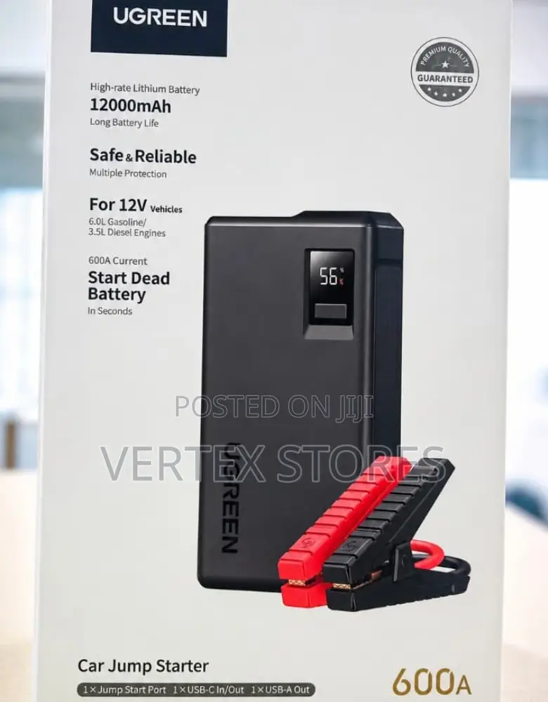 UGREEN ES702 12000mAh Car Jump Starter Power Pack
