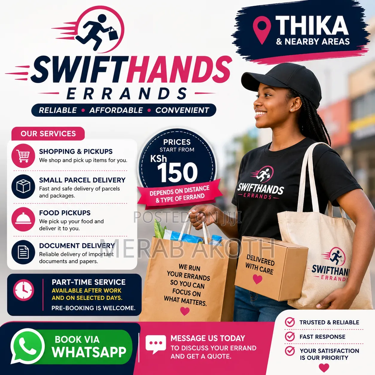 Reliable Errand Services.Thika