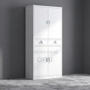 Office Cabinet; 4-Door Metal Document Cabinet