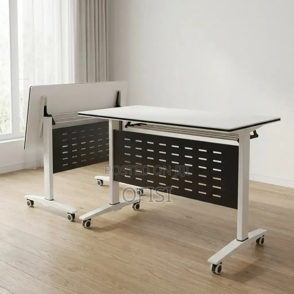 Foldable Table; 1.2m White Folding Conference Table