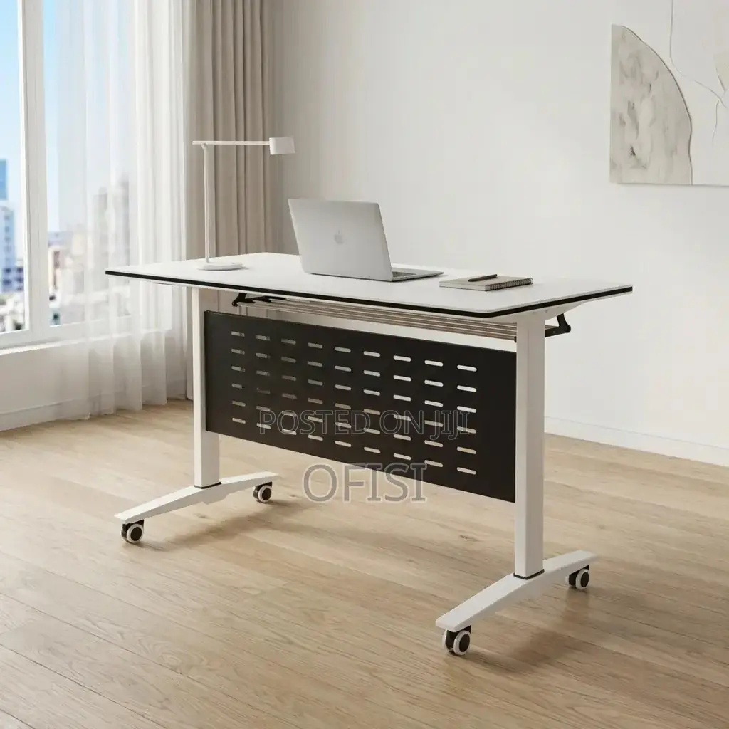 Foldable Table; 1.2m White Folding Conference Table