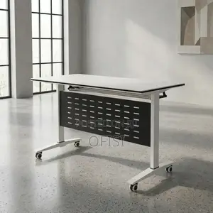 Foldable Table; 1.2m White Folding Conference Table