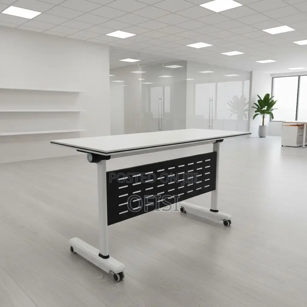 Foldable Table; 1.2m White Folding Conference Table