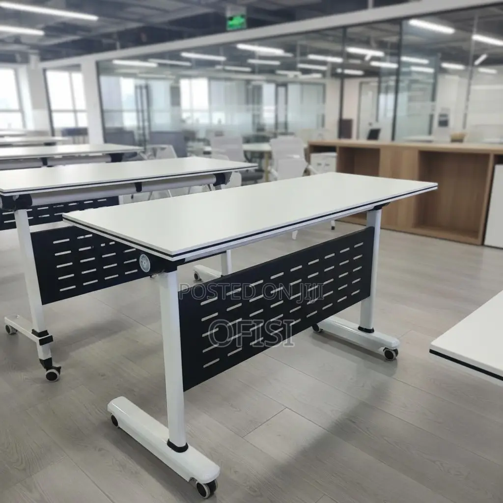 Foldable Table; 1.2m White Folding Conference Table